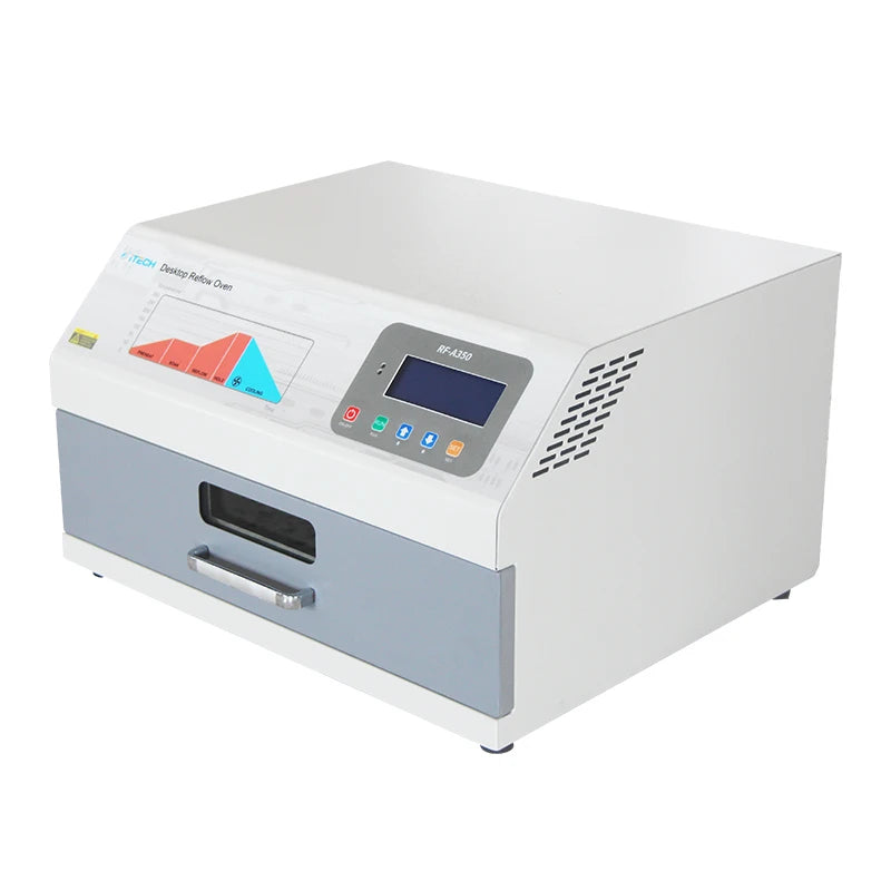 Horno de Reflow Soldadura BGA RF-200A (800W) por Infrarrojos y Aire Caliente para SMD/SMT Rework