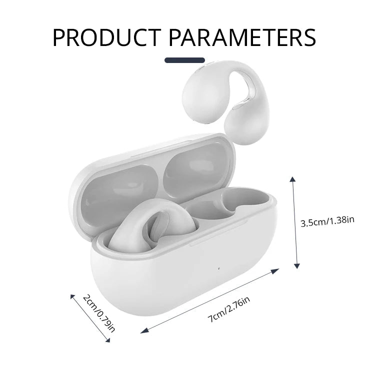 Auricular Bluetooth Inalámbrico SG50 Clip-On (Audio Alta Definición) Deportivo para Correr/Yoga (Unisex)
