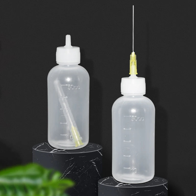 50ML Plastic Liquid Alcohol Bottle For Dispenser Rosin Solder Flux Paste For Phone PCB Cleaning Welding Repair Tools