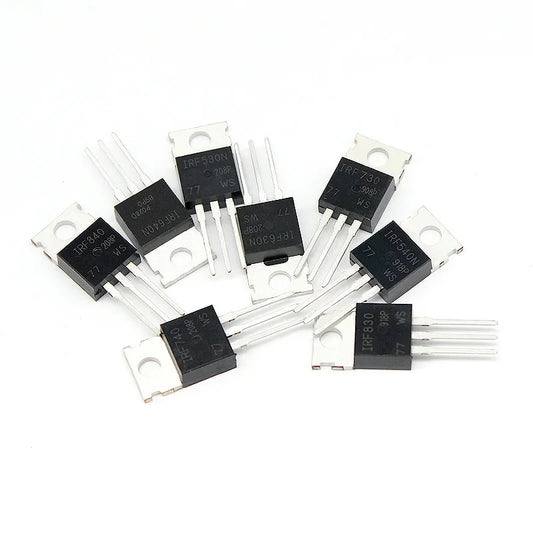 MOSFET Canal-N IRFZ44N TO-220 55V 49A - Lote 10-25 Piezas