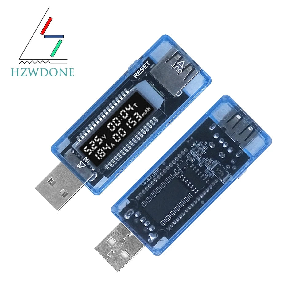 Tester USB Medidor Capacidad Corriente Voltaje Detector Carga Power Bank Prueba Batería
