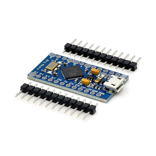 Placa Pro Micro ATmega32U4 para Arduino con Header Pines Doble Fila (Compatible Leonardo)