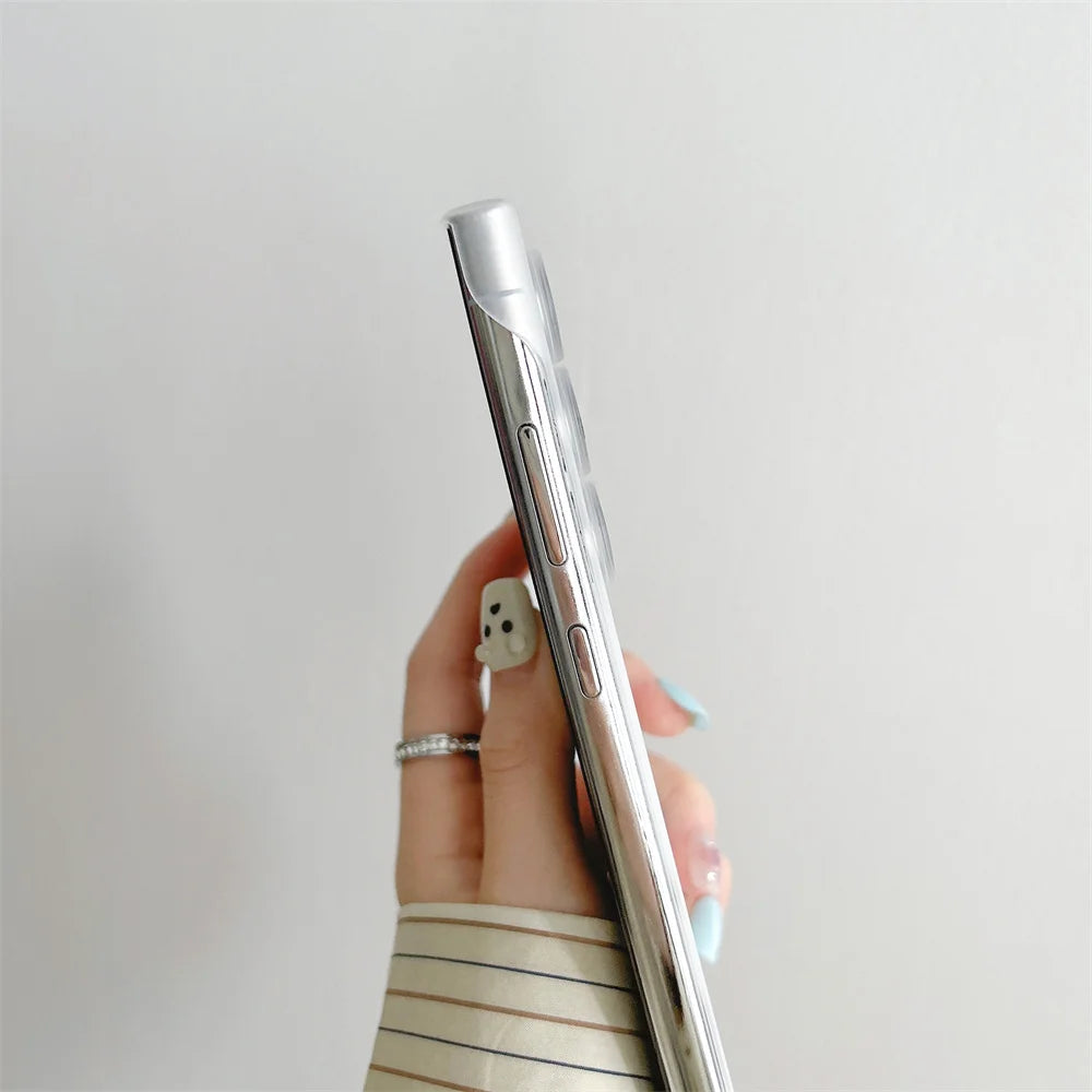 Carcasa Teléfono Ultra Delgada Transparente Sin Marco (Compatible Magsafe Carga Inalámbrica) para Samsung S22-S25 Plus/Ultra