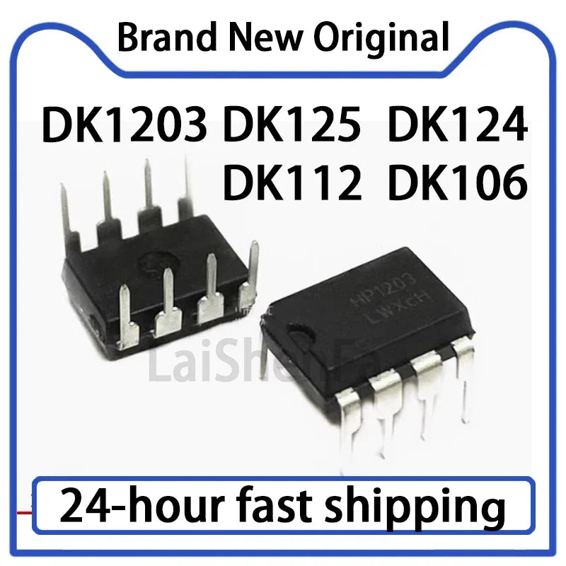 Circuito Integrado (IC) Alimentación Switch DK1203 / DK125 / DK124 / DK112 / DK106 (DIP-8) (Original, 10 Unidades)
