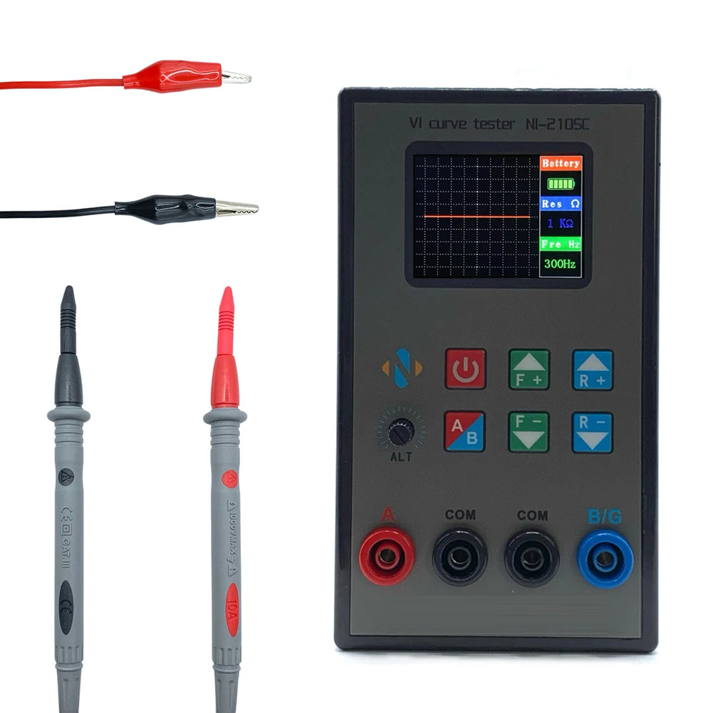 Analizador Curva VI Doble Canal con Pantalla a Color - Tester Fallos Electrónicos ASA