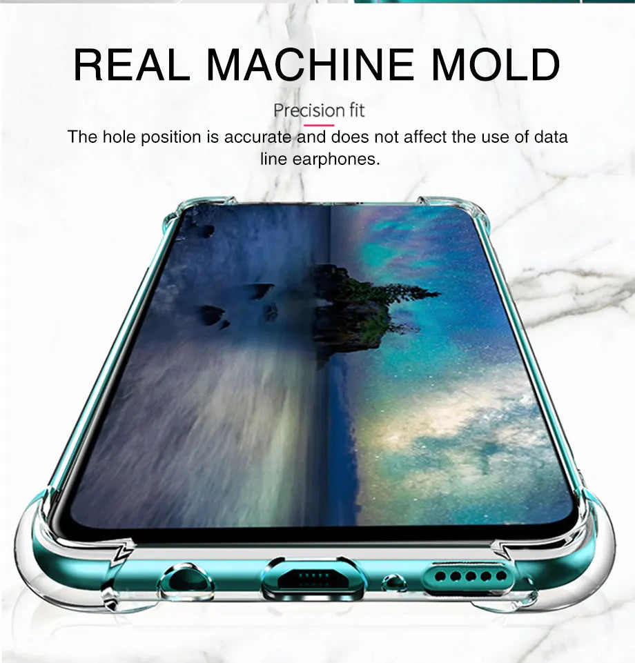 Funda Carcasa TPU Transparente Suave Anti-Golpes (Airbag Grueso) para Xiaomi Redmi Note 9/9S/Note 9 Pro