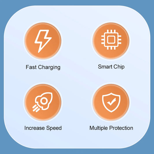 Cargador Pared USB 8 Puertos (Total 65W) Carga Rápida (PD Tipo C, QC 3.0) Adaptador para iPhone 14/15 Pro Max/Xiaomi/Samsung