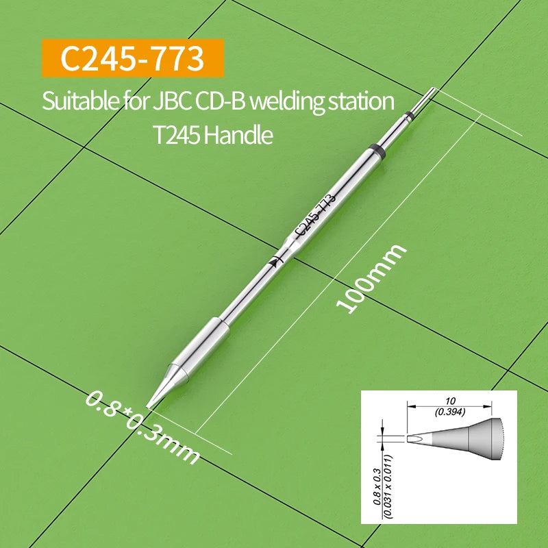 for JBC Soldering station soldering iron tip C245-944 C245-966 C245-407 C245-741 C245-755 756 compatibility JBC T245 Handles