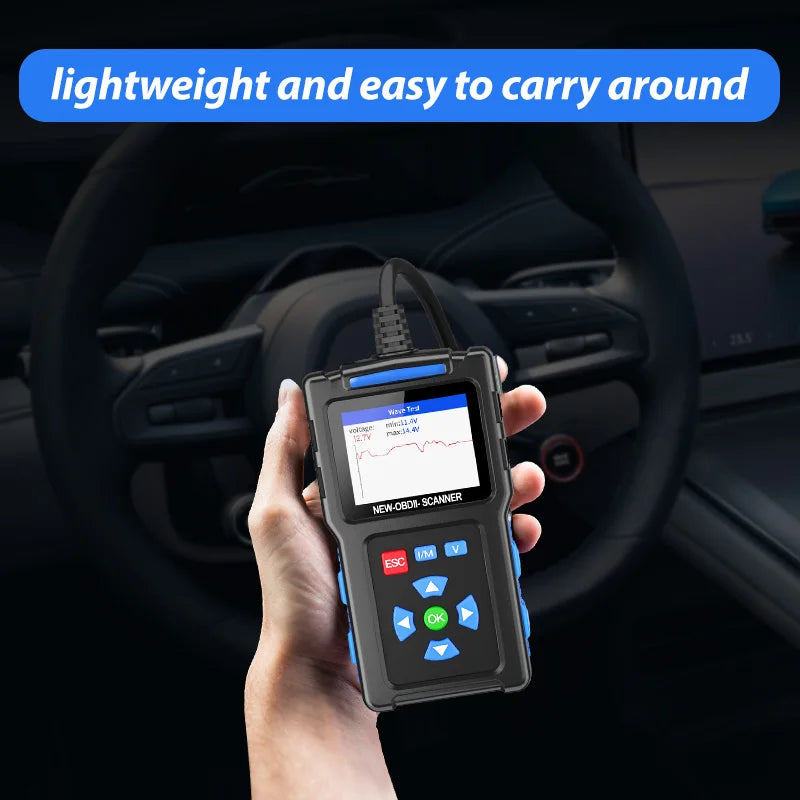 Scanner Automotriz OBD2 T200 - Lector Códigos Motor, Herramienta Diagnóstico Vehículo (Envío US Warehouse)