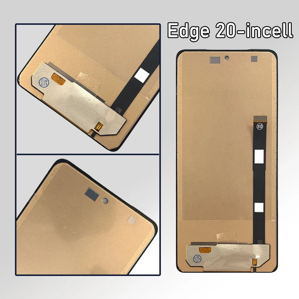 6.7 inch INCELL Screen For Motorola Edge 20 LCD Display Touch Screen Digitizer For Moto Edge20 XT2143-1 LCD Replacement
