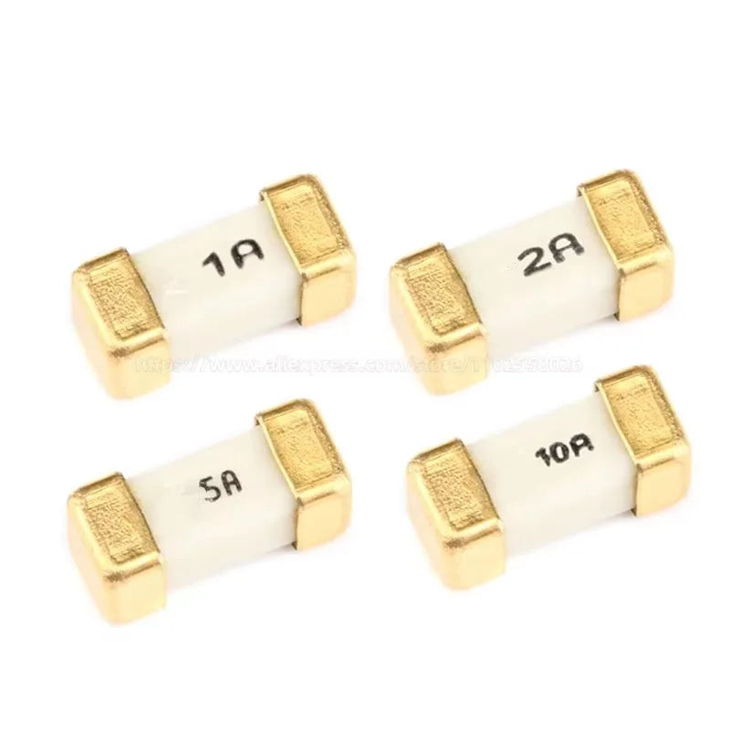 Fusible SMD Acción Rápida 1808 125V - Varios Valores (0.25A a 15A) - Lote 10 Piezas