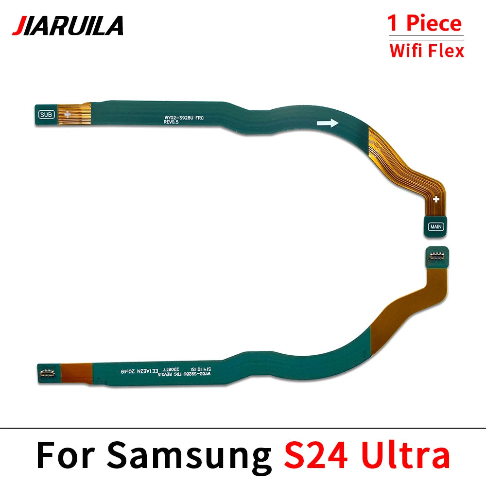 Nuevo para Samsung S20 S21 S22 S23 S24 Plus Ultra Fe 4G 5G antena de señal conector de Tablero Principal placa base LCD Cable flexible