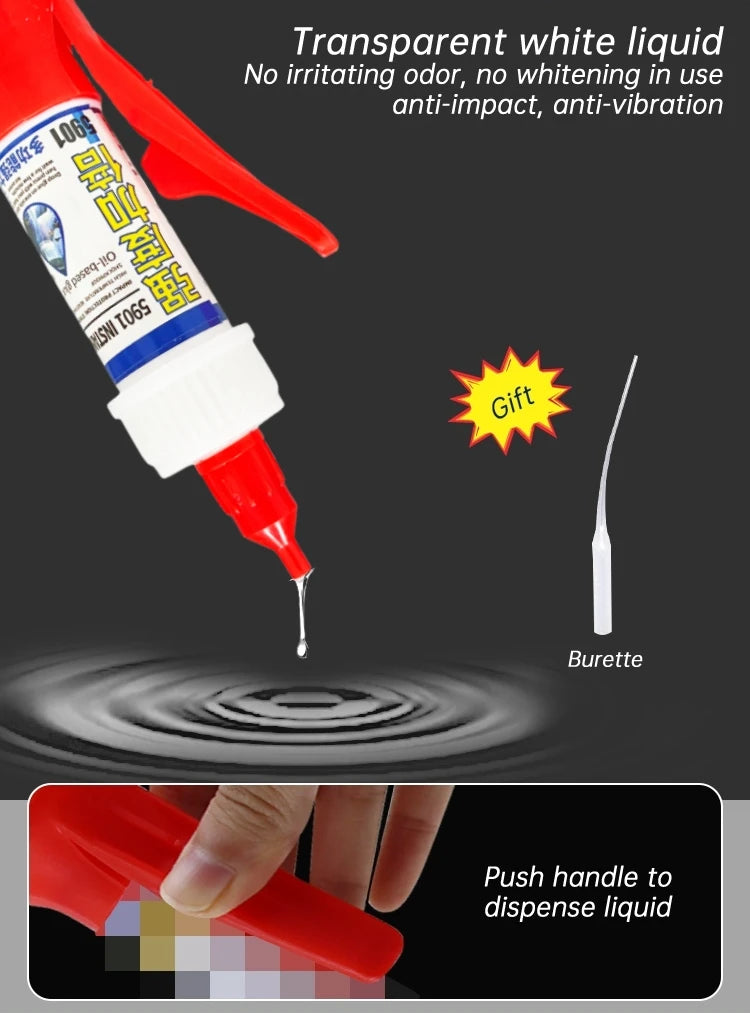 Adhesivo Soldadura Fuerte Universal 50g Reparación Rápida (Pegamento Sellador Fijación Azulejos/Metal)