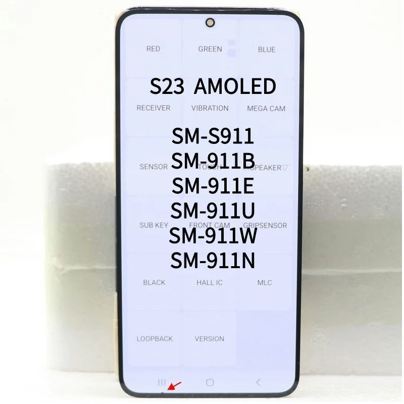 Pantalla Super AMOLED con Digitalizador Táctil para Samsung Galaxy S23 5G (S911F/S911U/S911B/DS) (Con Defecto Estético)