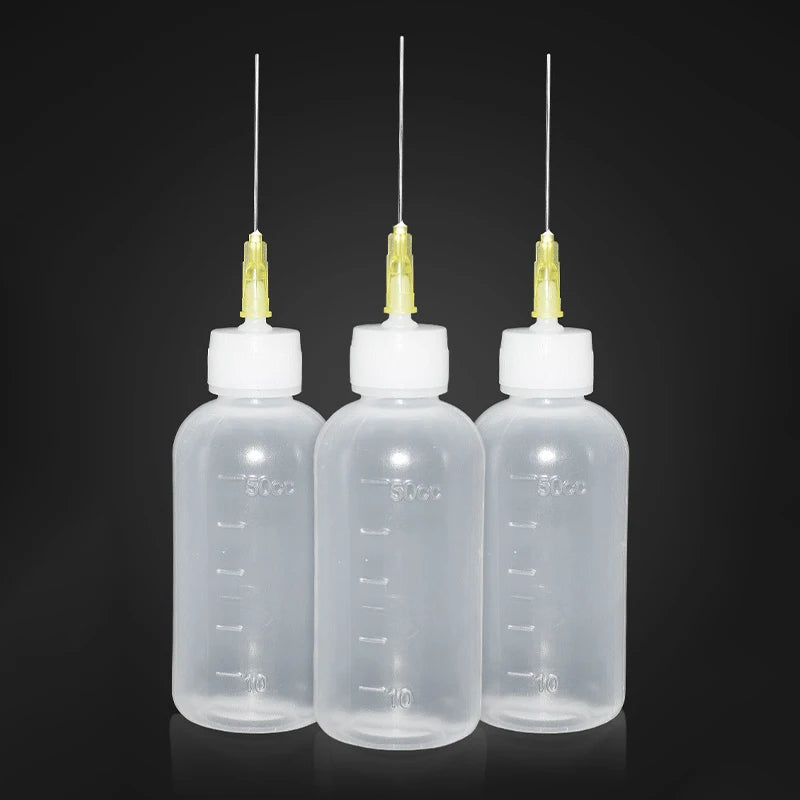 50ML Plastic Liquid Alcohol Bottle For Dispenser Rosin Solder Flux Paste For Phone PCB Cleaning Welding Repair Tools