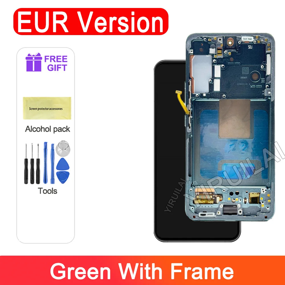 TFT para Samsung Galaxy S22 5G pantalla S901B S901U S901W S901N pantalla LCD reemplazo del ensamblaje del digitalizador de pantalla táctil