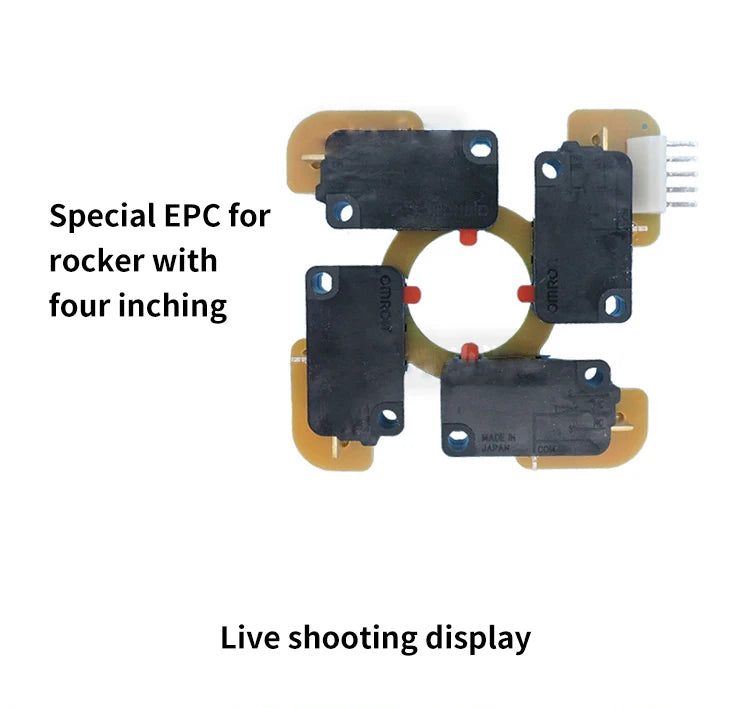 Joystick Original Sanwa JLF-TP-8YT Fighting Stick con Topball y Cable 5 Pines para Jamma Arcade/PC/PS3/PS4/XBOX DIY