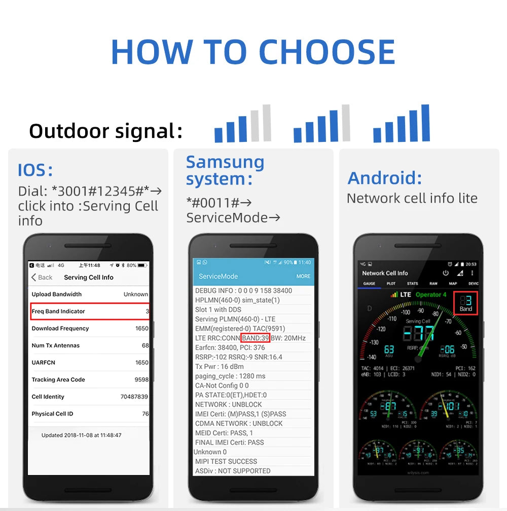 Amplificador Señal Celular 5 Bandas 2G/3G/4G LTE Repetidor 700/1700/1900/2600 MHz