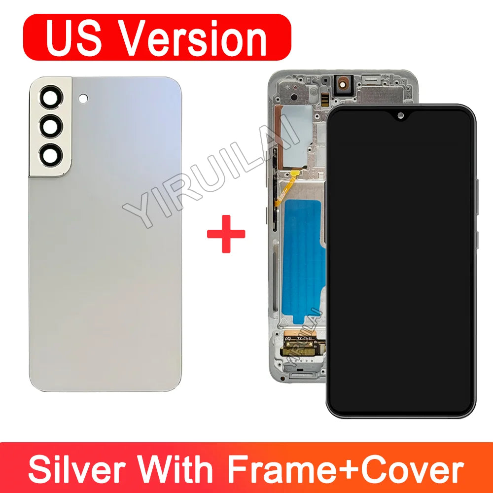TFT para Samsung Galaxy S22 5G pantalla S901B S901U S901W S901N pantalla LCD reemplazo del ensamblaje del digitalizador de pantalla táctil