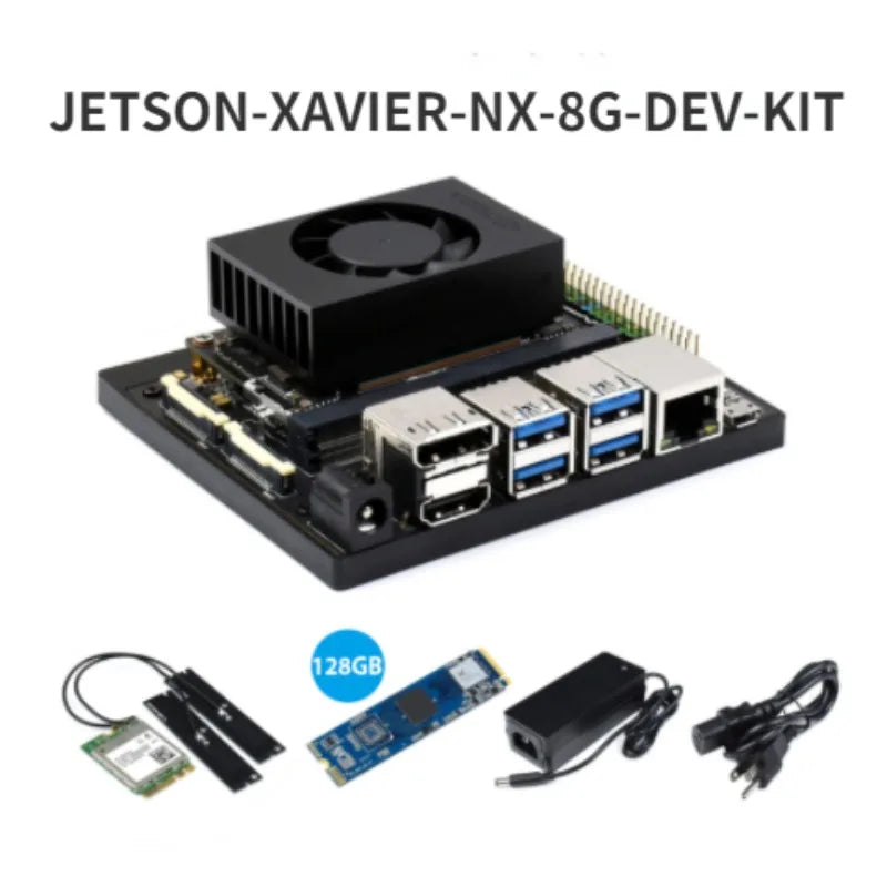 Módulo NVIDIA Jetson Xavier NX con Kit Expansión AI (8GB/16GB EMMC)