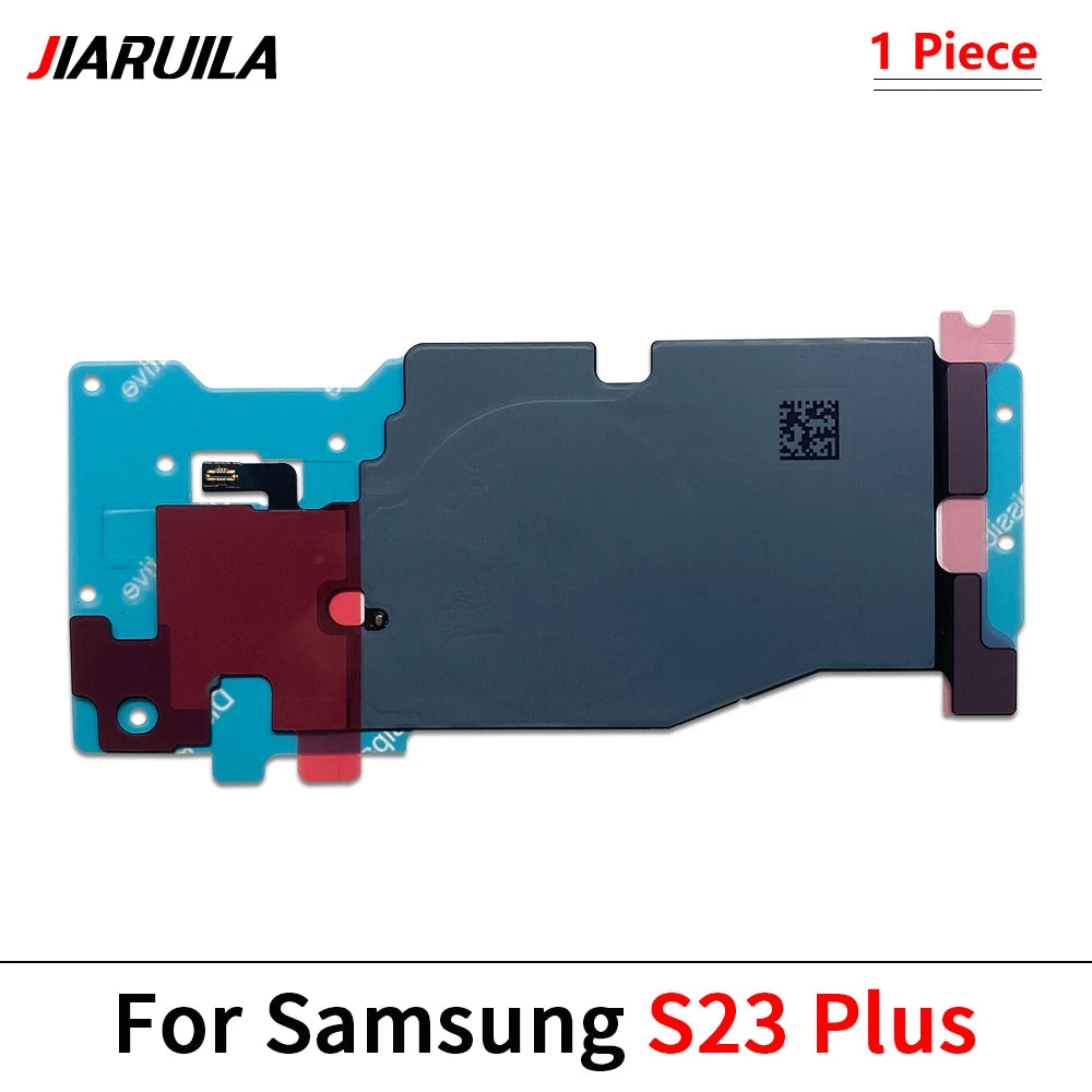 Bobina Receptora Carga Inalámbrica con Módulo NFC/Compás y Flex para Samsung S20-S23 FE/Plus/Ultra (Repuesto)