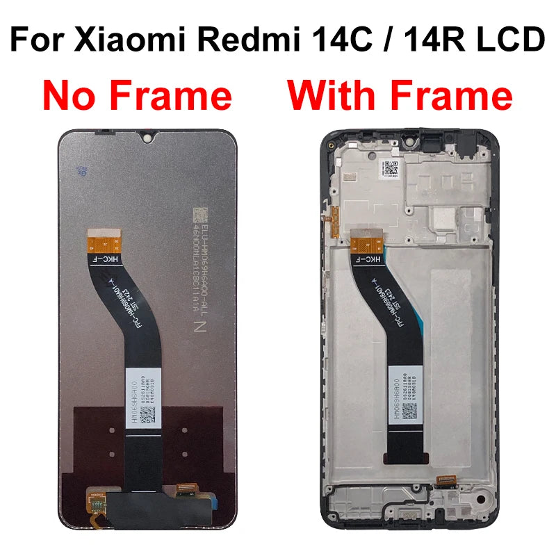 AAA+ IPS For Xiaomi Redmi 12C 22120RN86G 12 LCD 14R 14C Display Touch Screen Digitizer Replace For Redmi 13C LCD 13 Display
