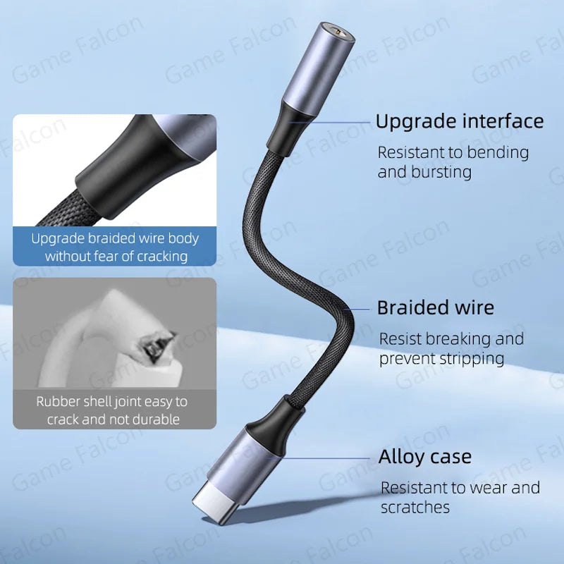 Adaptador Audio Original USB-C a Jack 3.5mm para Samsung Galaxy S23/S22/S21 Ultra/S20/Note 20/10+/Tab