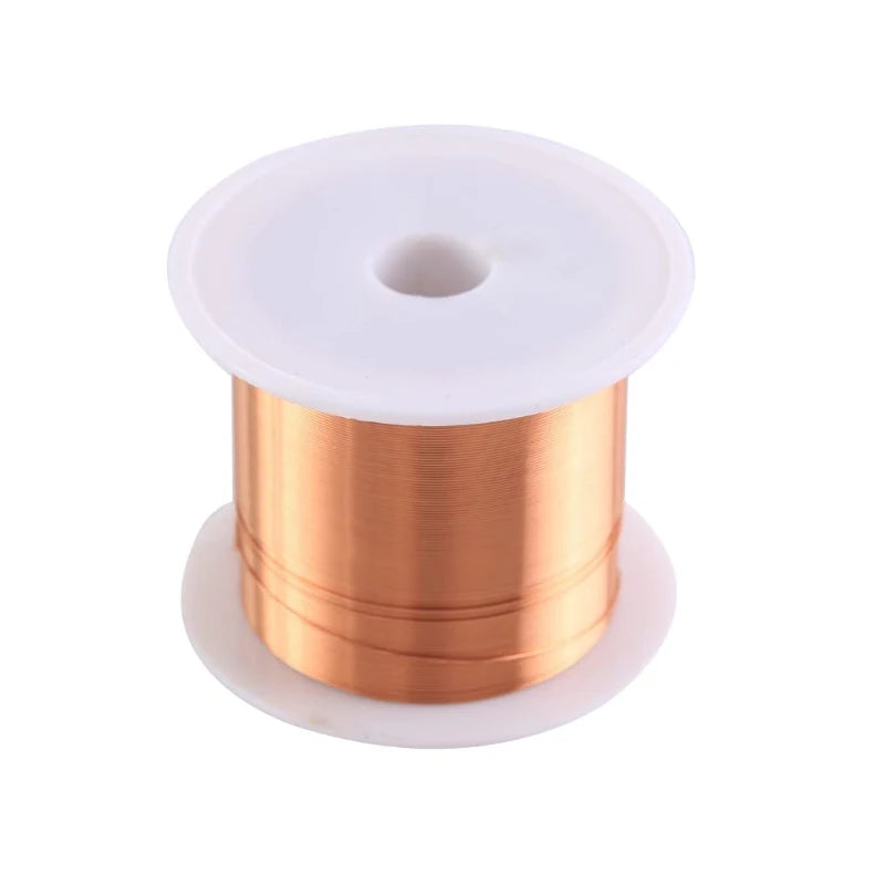 Alambre Cobre Esmaltado (0.06mm - 1.2mm) para Bobinado / Imán (1-3 Rollos)