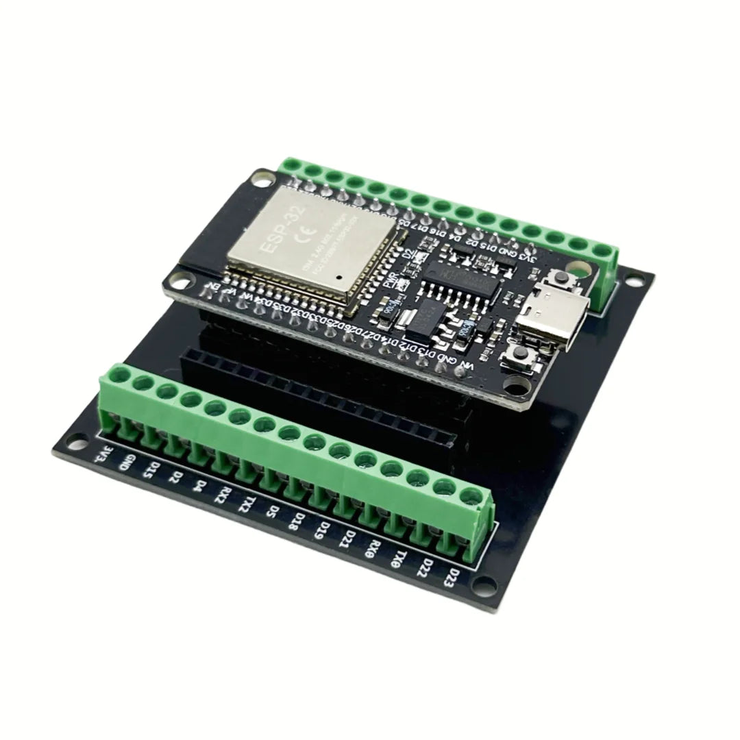 Placa Desarrollo ESP32 (30 Pines, ESP32-WROOM-32S/32D) Módulo Inalámbrico WiFi Bluetooth Doble Núcleo Bajo Consumo