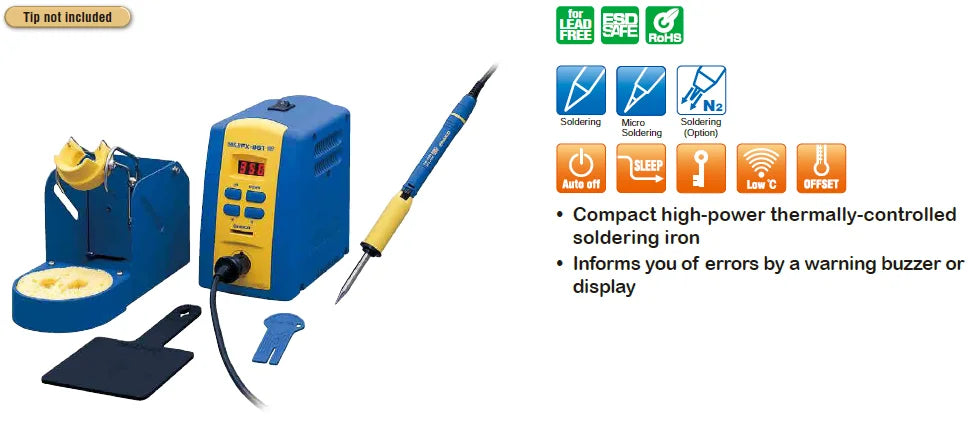 HAKKO FX951 Digital Soldering Station 100% Original 220v ESD Safe Electronic Welding Iron Lead-Free PCB Repair Tool