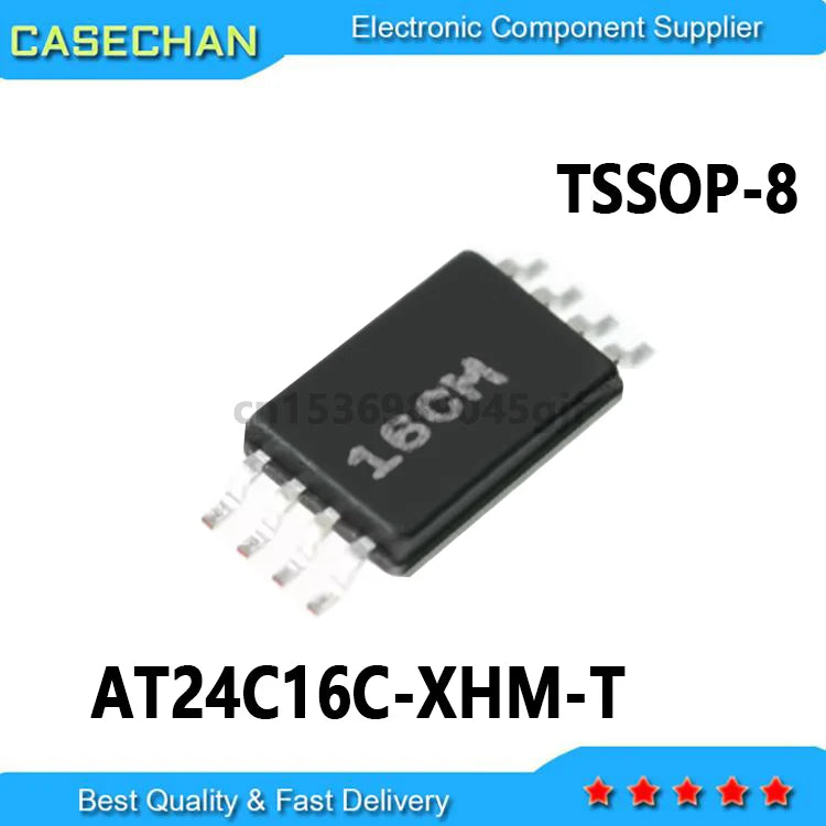 Lote 1 Pcs EEPROM AT24C16C (24C16 / 16CM) 16Kbit SOP-8 Original