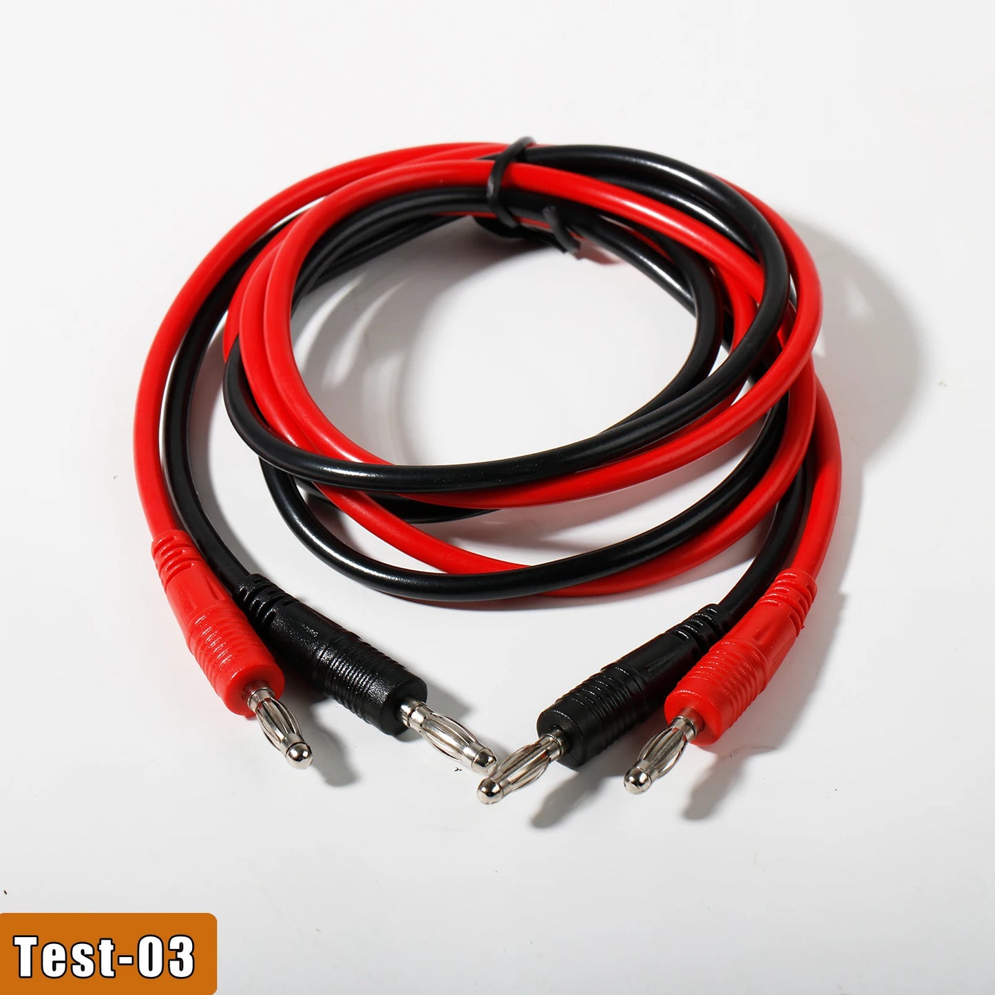 Puntas Prueba Multímetro Universales - Cable Banana Plug a Pinzas Cocodrilo