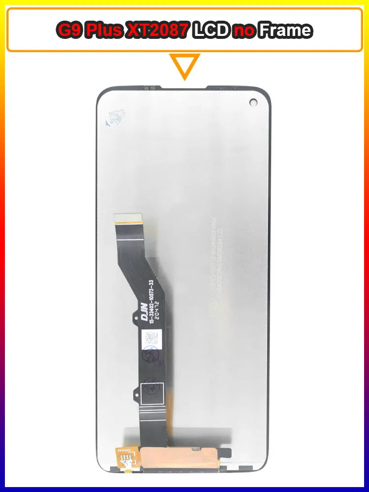 New LCD for Motorola Moto G9 Plus XT2087-1 LCD Display Touch Screen Assembly Replacement for Moto G9 Plus XT2087 LCD With Frame