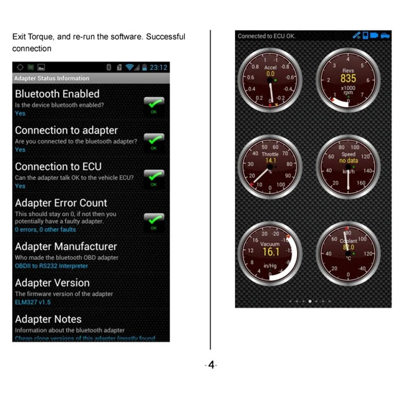 Scanner Diagnóstico Auto ELM327 V2.1 OBD2 Bluetooth Lector Códigos Detector Fallos Automotriz para Android/iOS