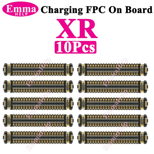 Conector FPC Dock Carga USB en Placa Lógica para iPhone 11-16 Pro Max/Plus/Mini/XS Max (Original, 10 Unidades)