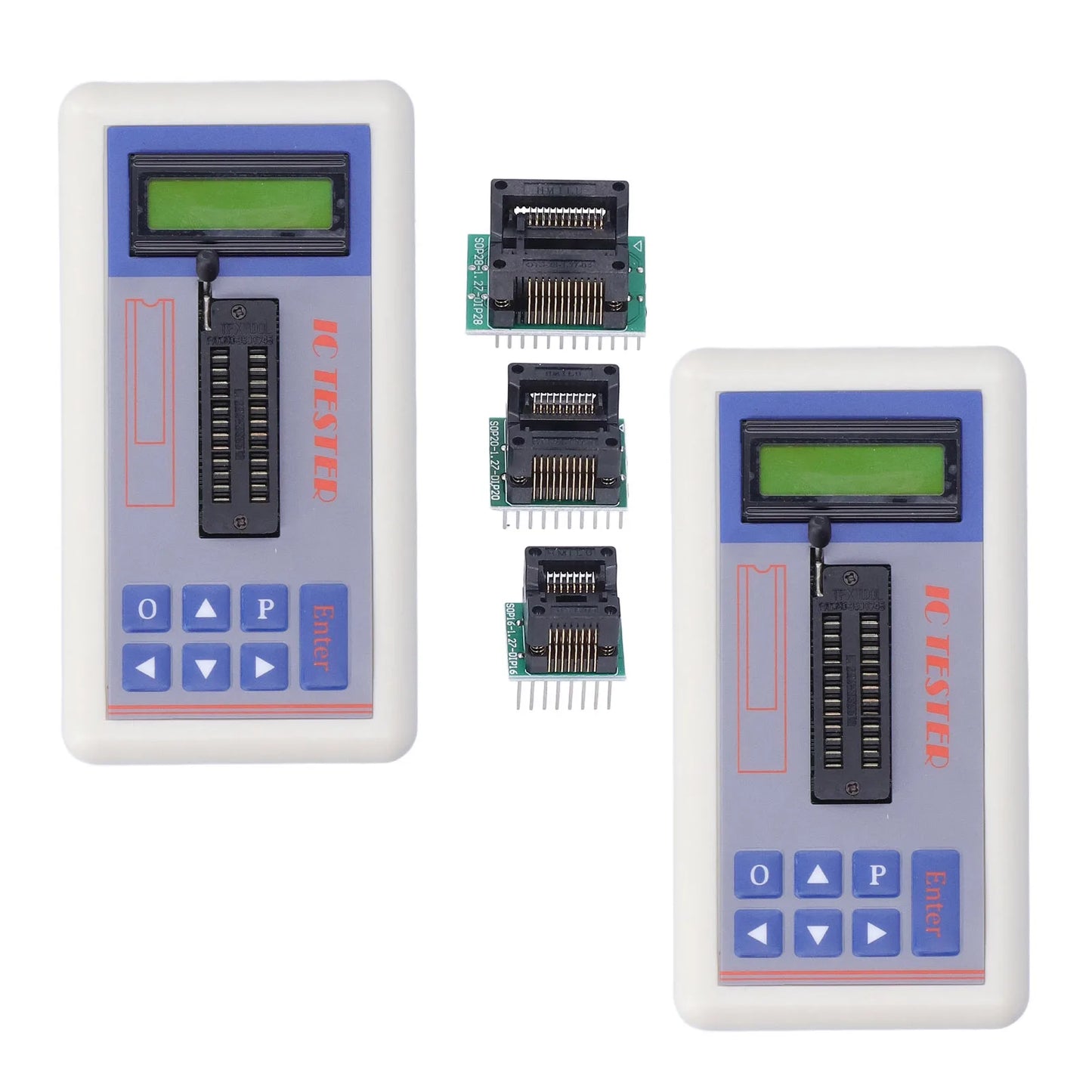 Tester Circuitos Integrados (IC) TSH-06F - Medidor Transistores (Modos 5V/3.3V/Auto)
