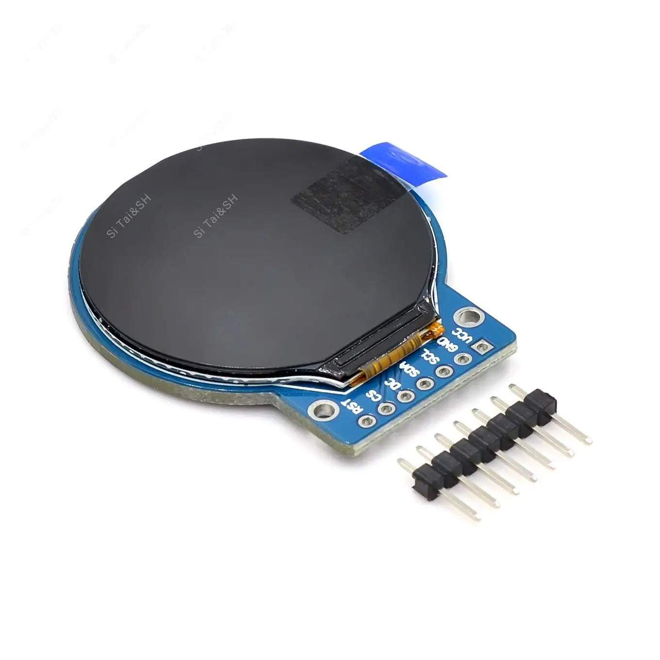 Módulo Display Pantalla Redonda TFT LCD 1.28" RGB 240x240 Driver GC9A01 SPI PCB Arduino