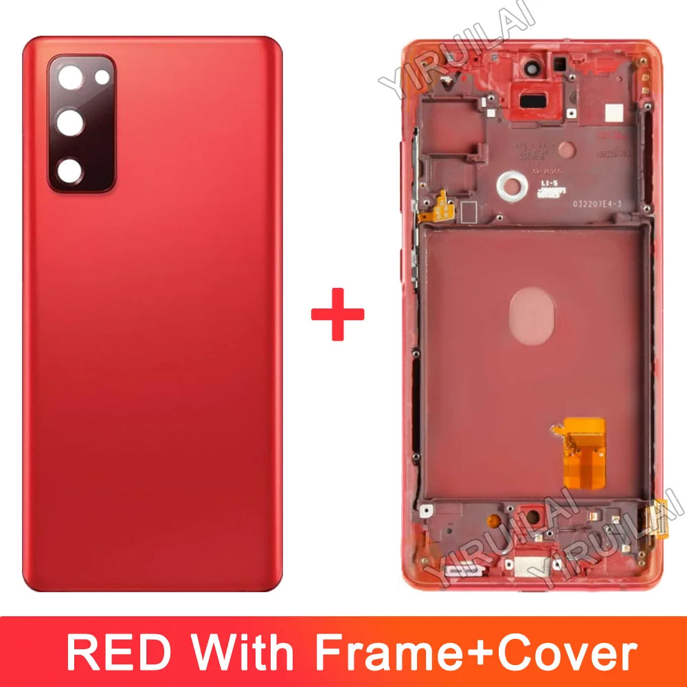Pantalla LCD OLED 6,43 para Samsung Galaxy S20 FE G780 S20FE 5G G781, montaje de digitalizador con pantalla táctil de repuesto
