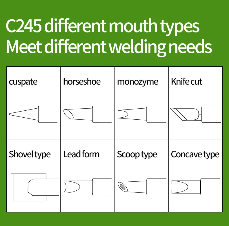 for JBC Soldering station soldering iron tip C245-944 C245-966 C245-407 C245-741 C245-755 756 compatibility JBC T245 Handles