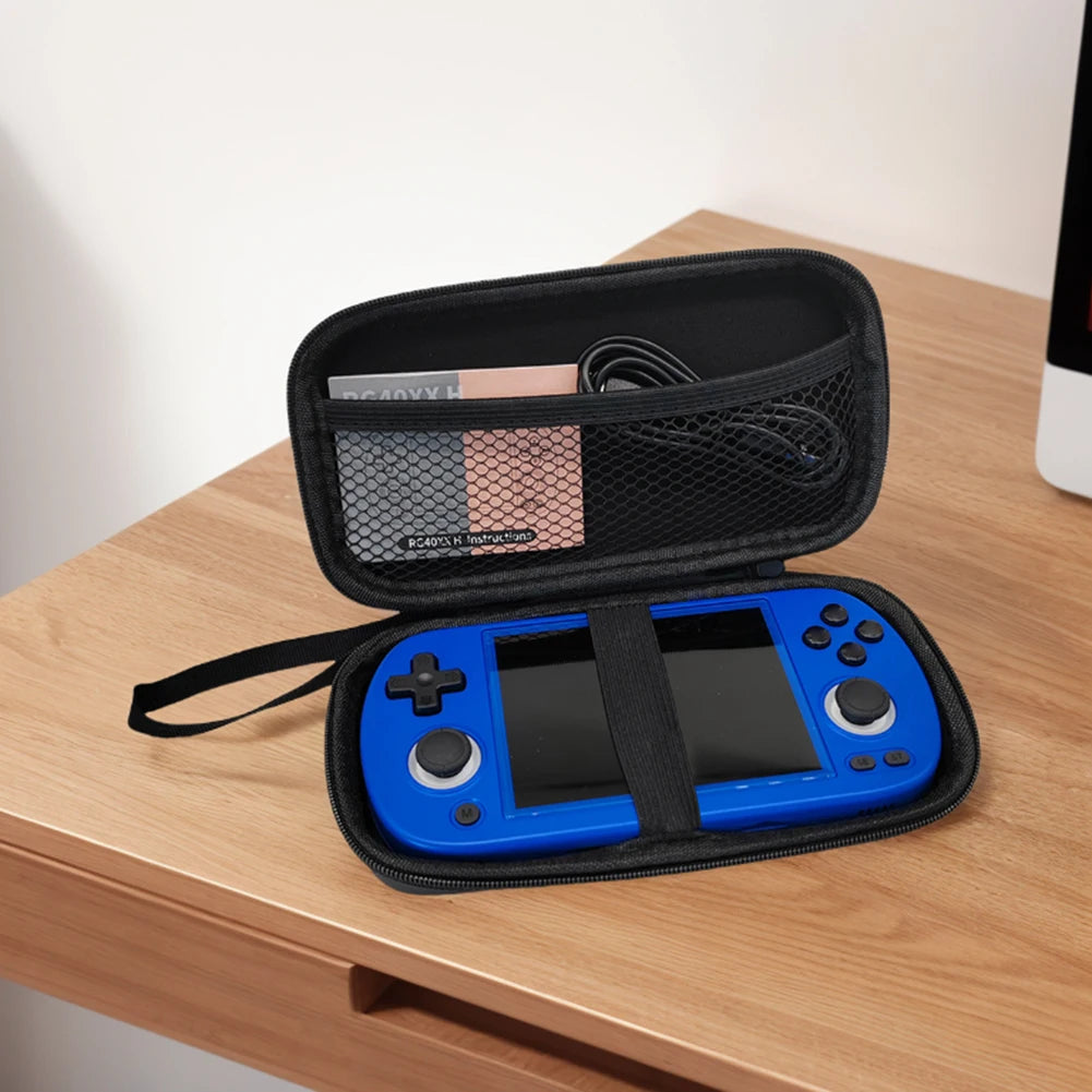 Set Estuche Transporte Rígido + Protector Pantalla para Consola Videojuegos Anbernic RG40XX H (Accesorios)