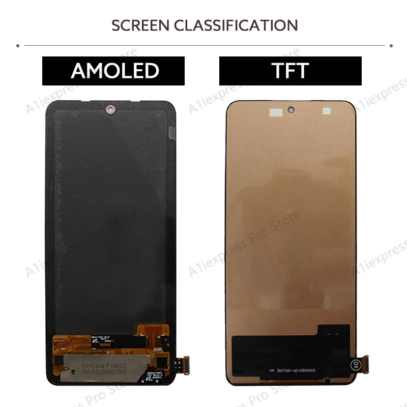 LCD Display Screen For Xiaomi Redmi Note 11 Pro 4G 5G Touch Screen Digitizer Assembly 2201116TG 2201116TI 21091116I 2201116SG