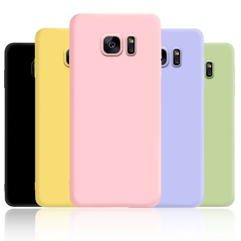 Funda Carcasa Silicona Mate para Samsung Galaxy S7 / S7 Edge (Coque)