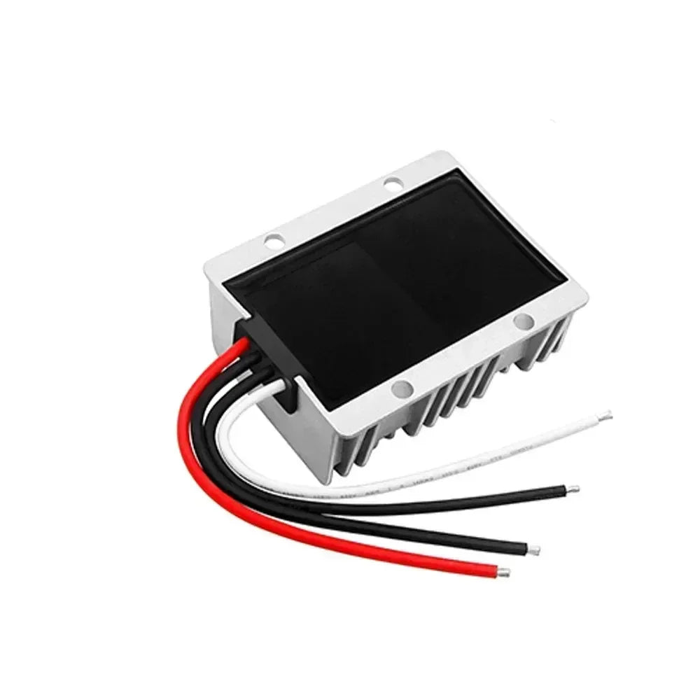 Reductor Voltaje DC-DC 36V/48V a 12V 10A/20A/30A Step-Down Buck Impermeable con Fusible (CE/RoHS) para Golf Cart
