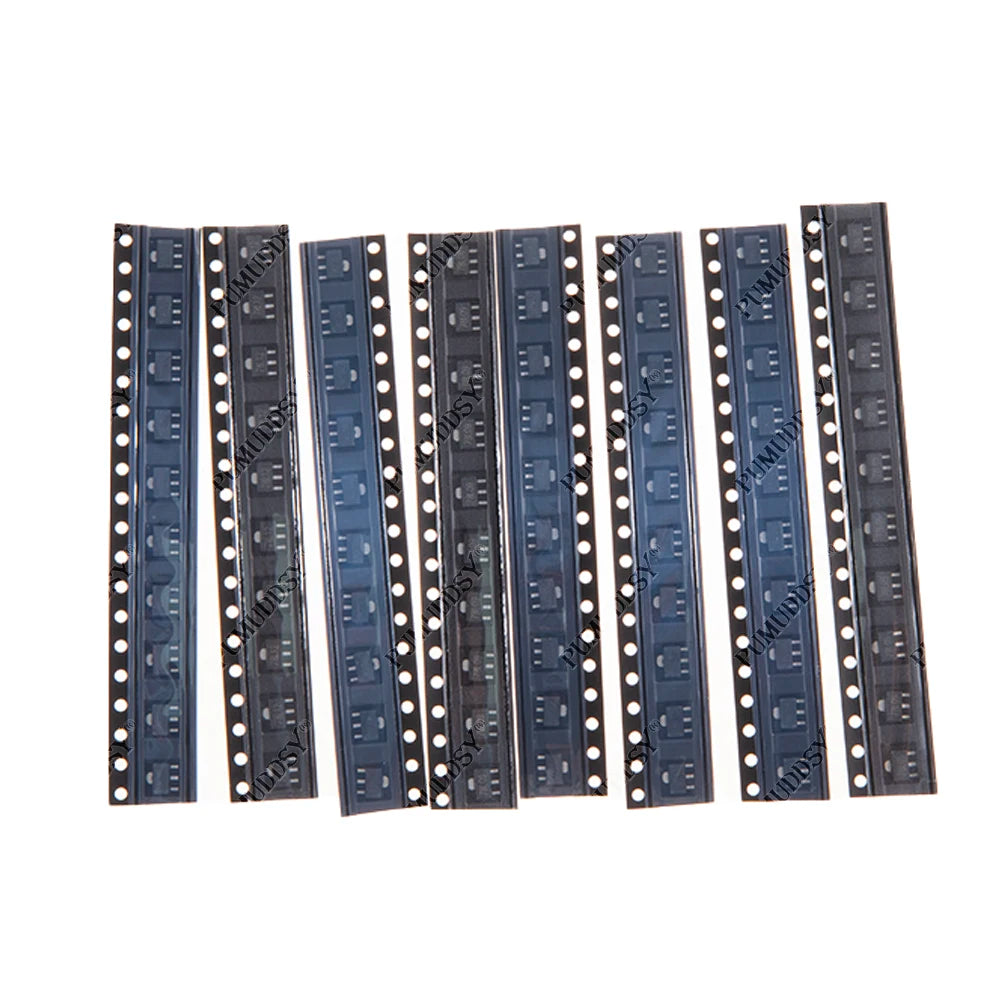 Kit Surtido Reguladores Voltaje SMD SOT-89 - 8 Tipos (78L05-15, 79L05) x 10 Unidades (Total 80 Piezas)
