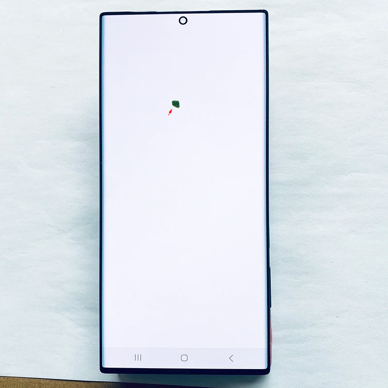 Pantalla 6.8" Super AMOLED con Marco y Digitalizador Táctil para Samsung S22 Ultra (S22U/S908B/S908U) (Con Defecto Estético)