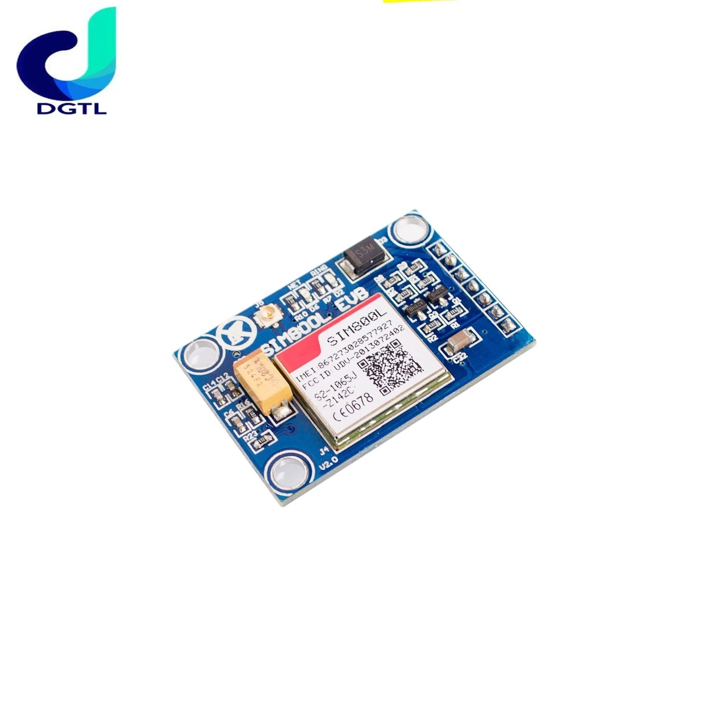 Módulo GSM/GPRS SIM800L (Quad-Band) con Antena PCB y Placa SIM para MCU Arduino