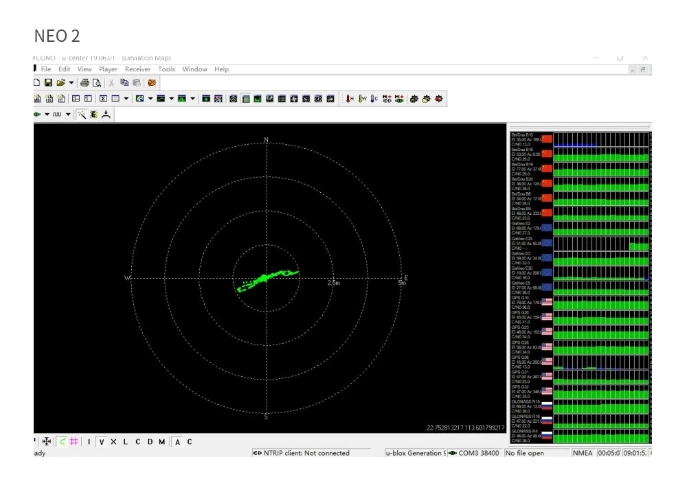 Módulo GNSS GPS CUAV NEO 3 (U-blox M9N) con Compás para Pixhawk (Soporta Ardupilot/PX4 Navegación UAV)