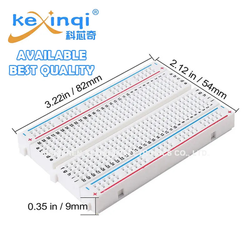 1PCS Mini Bread Board/breadboard 8.5cm X 5.5cm 400 Holes Transparent/White DIY Electronic Experimental Universal PCB