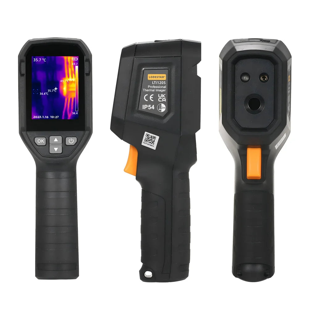 Cámara Térmica Portátil Profesional Lodestar LTi120S (Sustituto UNI-T UTi120S) - Testeo Industrial Infrarrojo