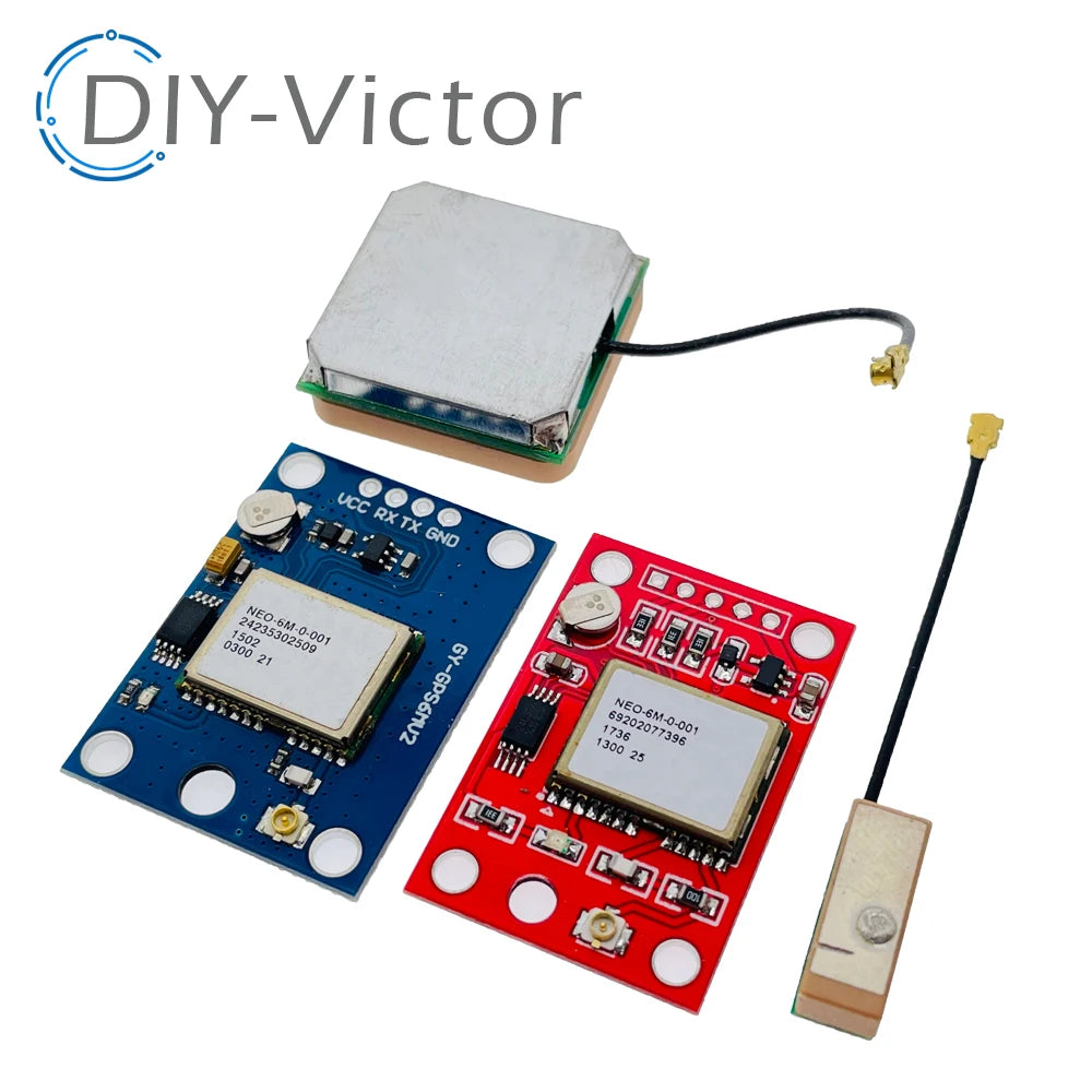 Módulo GPS GY-GPS6MV2 (NEO-6M) con EEPROM y Antena (3-5V, RS232/TTL) para Arduino/APM2.5 Control Vuelo